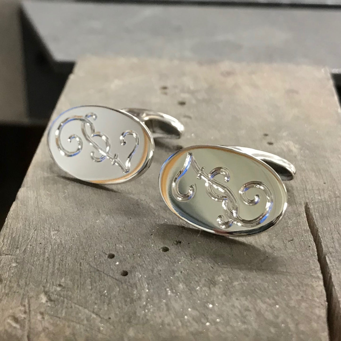 Cufflinks in Silver