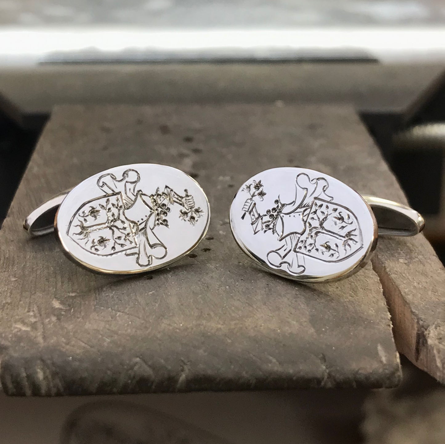 Cufflinks in Silver