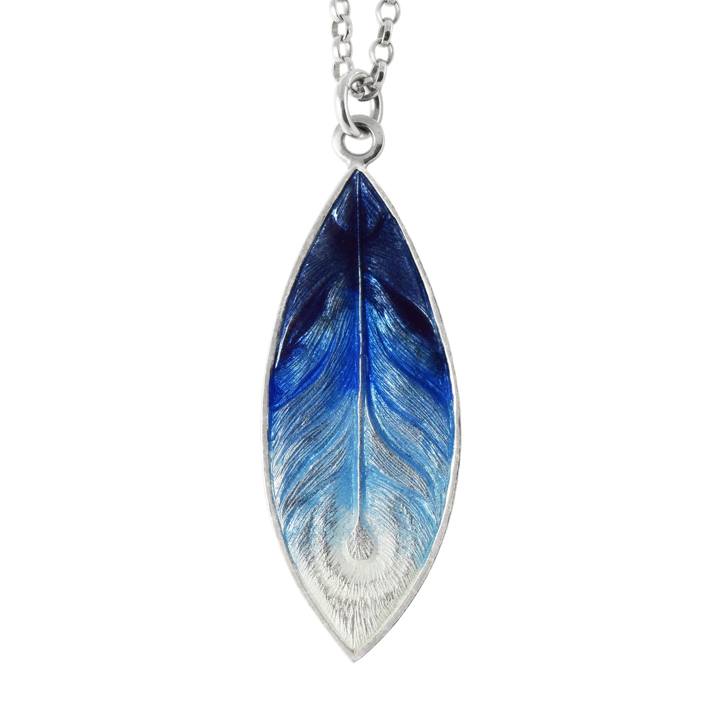 Flamboyant Feather pendant