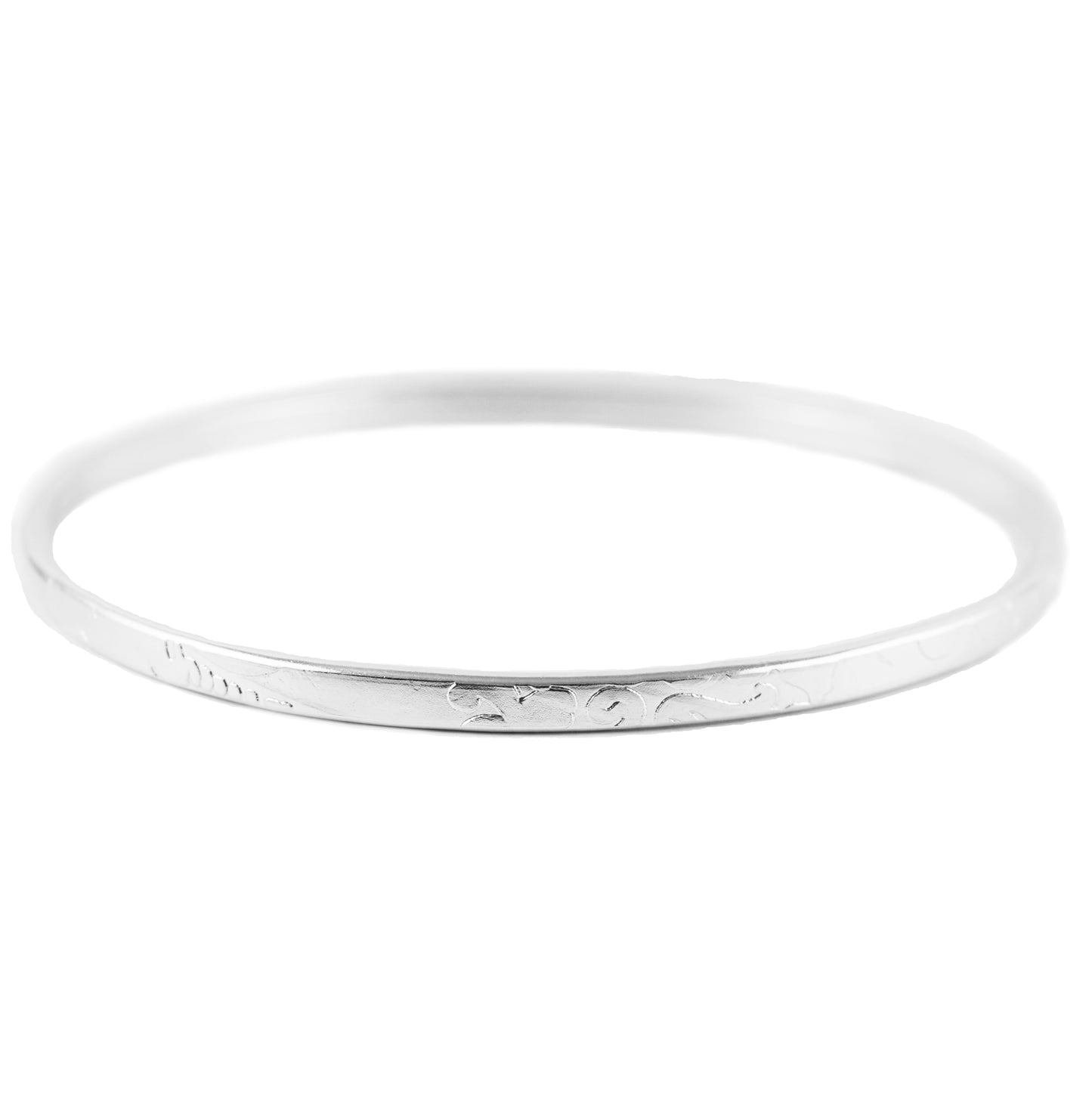Silver bangle