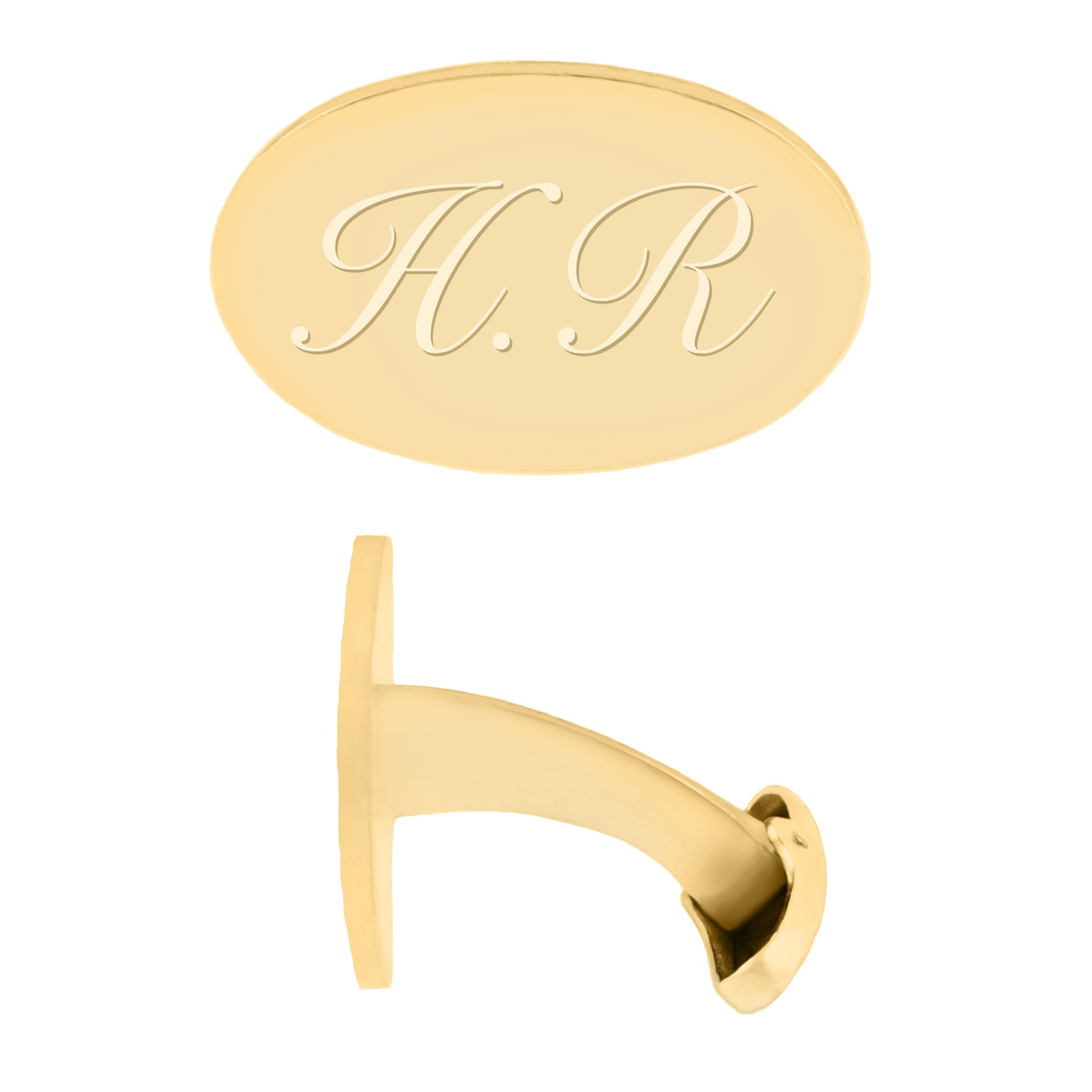 Cufflinks in 9 Karat Yellow Gold