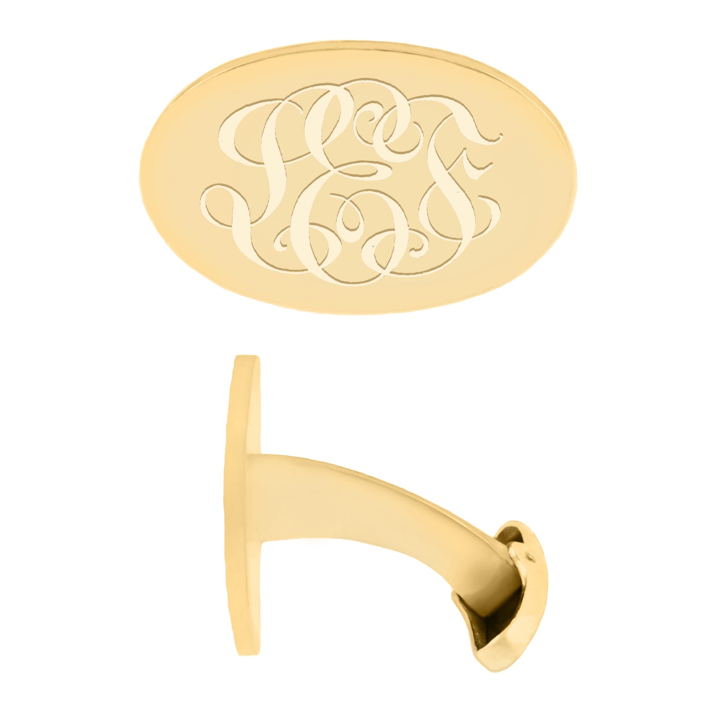 Cufflinks in 9 Karat Yellow Gold