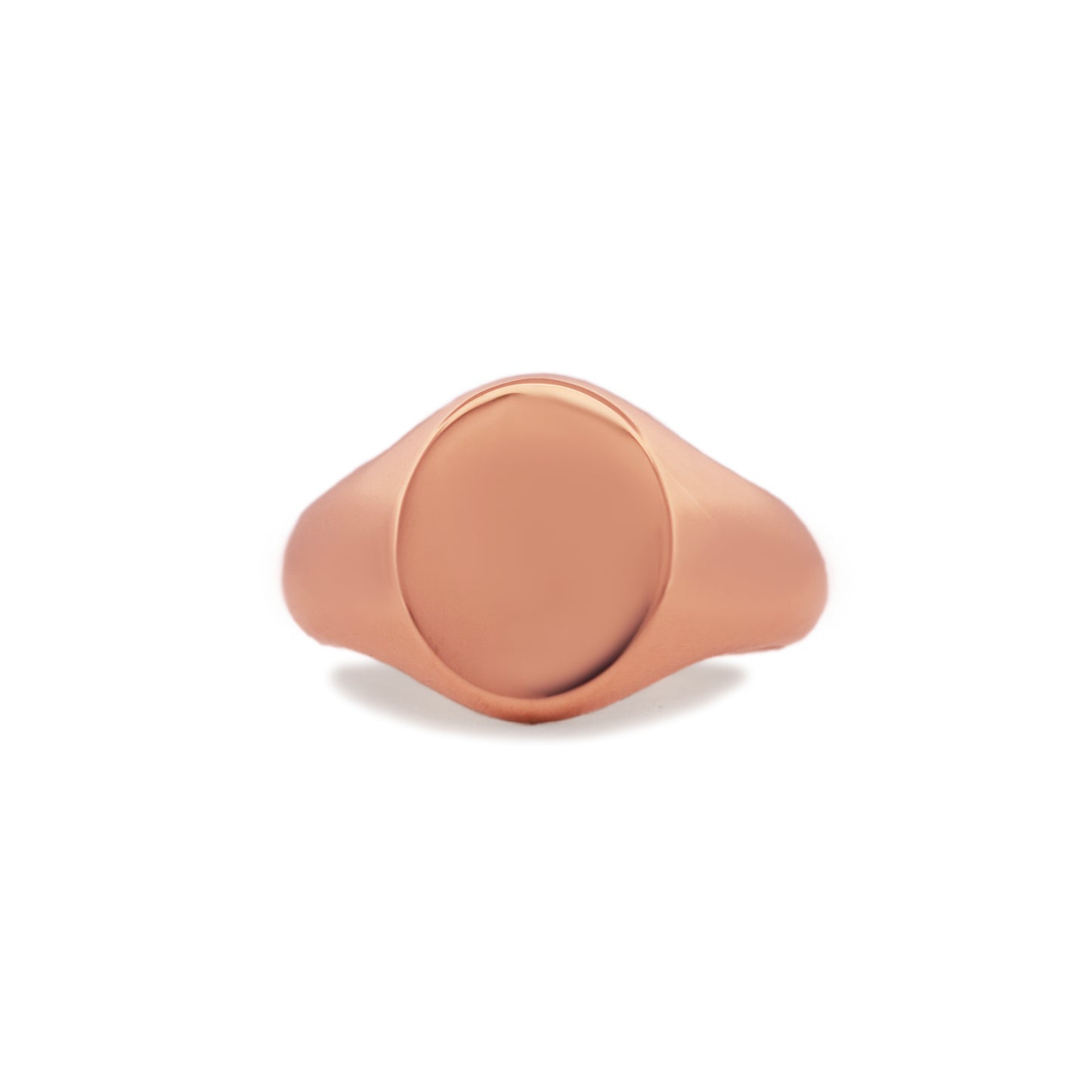 Rose Gold Regent Oval Signet Ring