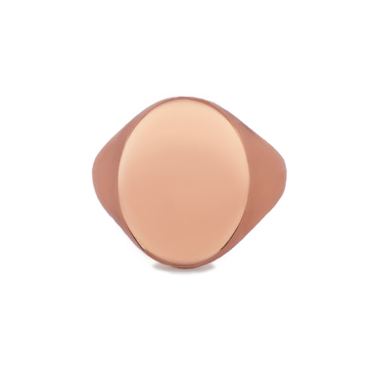 Rosé Gull Regent Oval Signetring