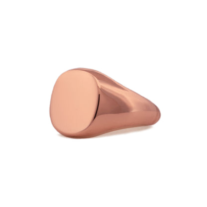 Rose Gold Regent Cushion Signet Ring
