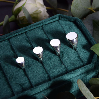 Silver Oval Signet Ring