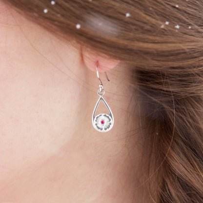 Flowerdrop earrings