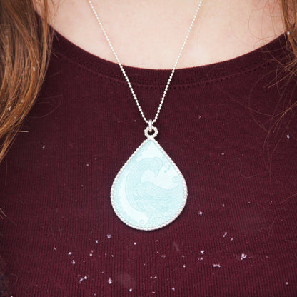 Lady Peacock pendant