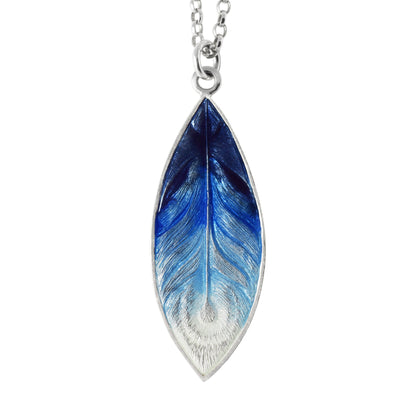 Flamboyant Feather pendant