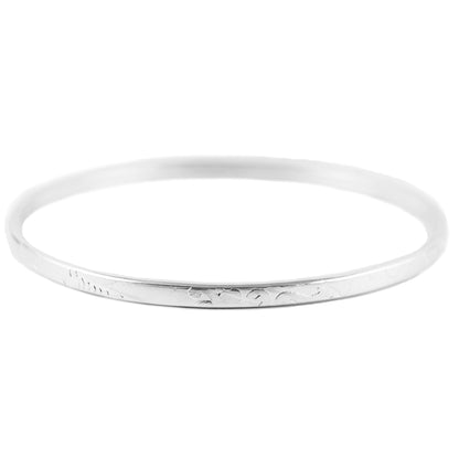 Silver bangle