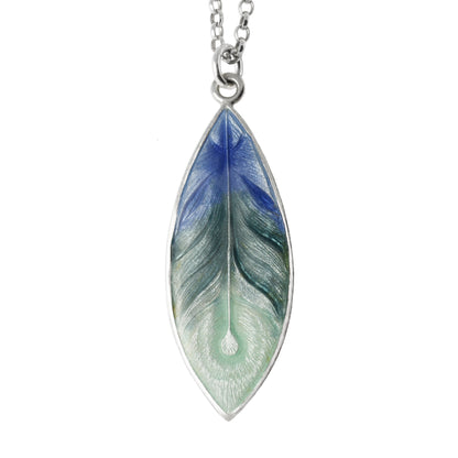Flamboyant Feather pendant