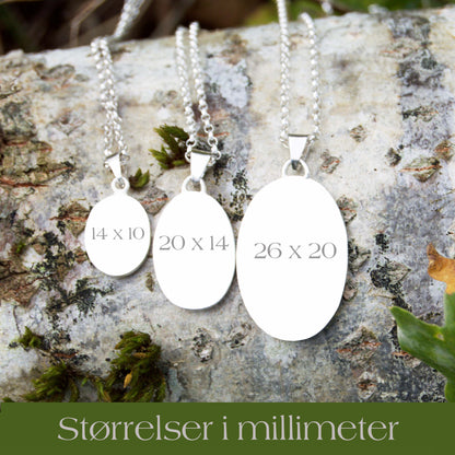 Oval pendant - Large