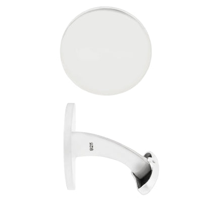 Round cufflinks