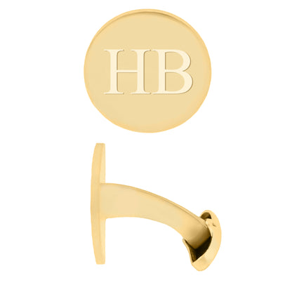 Cufflinks in 9 Karat Yellow Gold