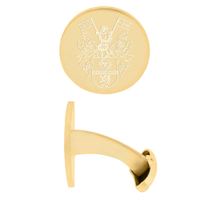 Cufflinks in 9 Karat Yellow Gold